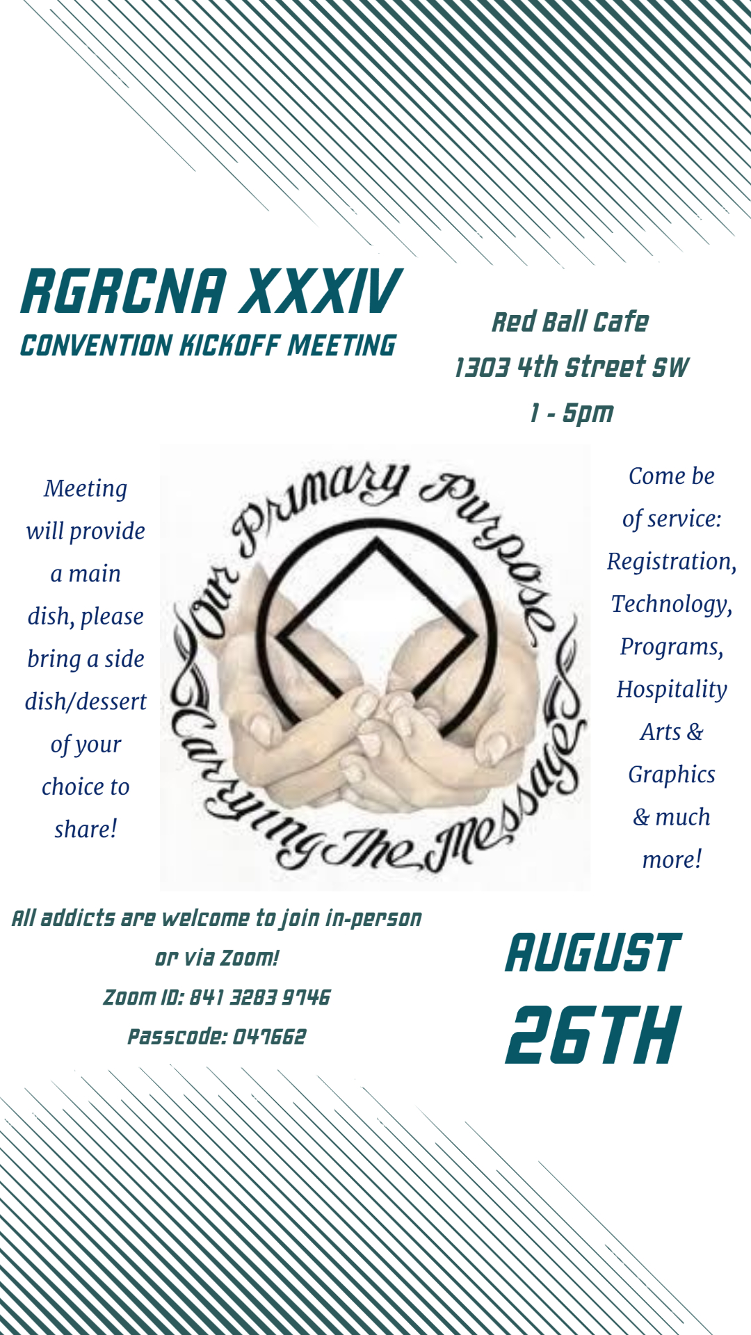 Events for December 2024 Bosque Area of Narcotics Anonymous